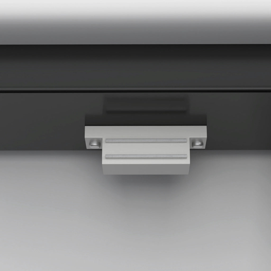 Mobile sottolavabo con lavabo in ceramica, 3 cassetti e 1 ripiano, nero, per bagno moderno, 76 × 45.5 × 83.5 cm