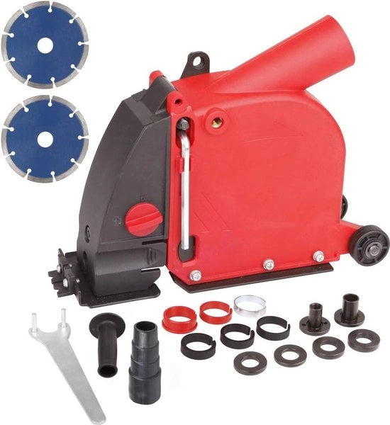 Sbirciatore aspirante 125mm con 2 dischi abrasivi diamantati 125x22mm - Sfere di abrasione per muratura e superfici liscie