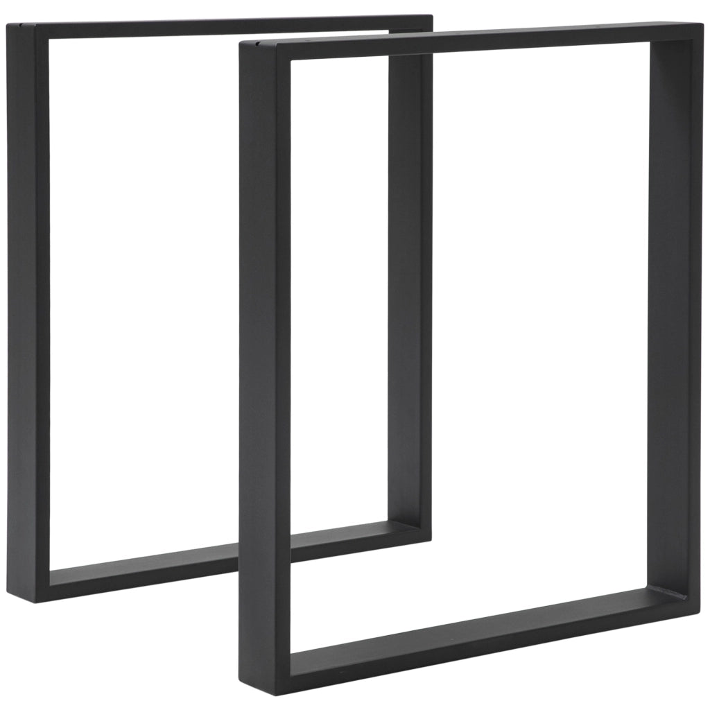 Gambe Tavolo in Acciaio Nero ¨C zephmum ¨C 72 cm