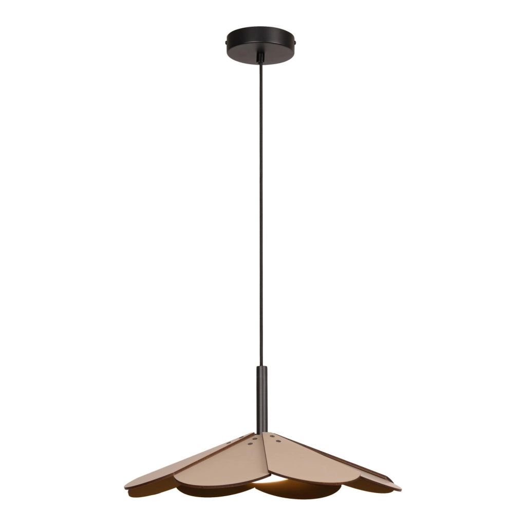 Lampada sospesa japandi BLOMSTER LED taupe Lucide