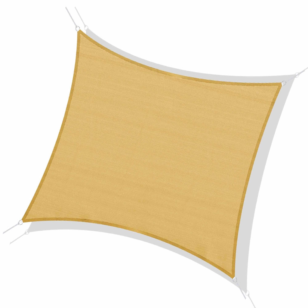 Tenda da sole rettangolare 3x3m ¨C Zephmum ¨C Polietilene sabbia con sacco