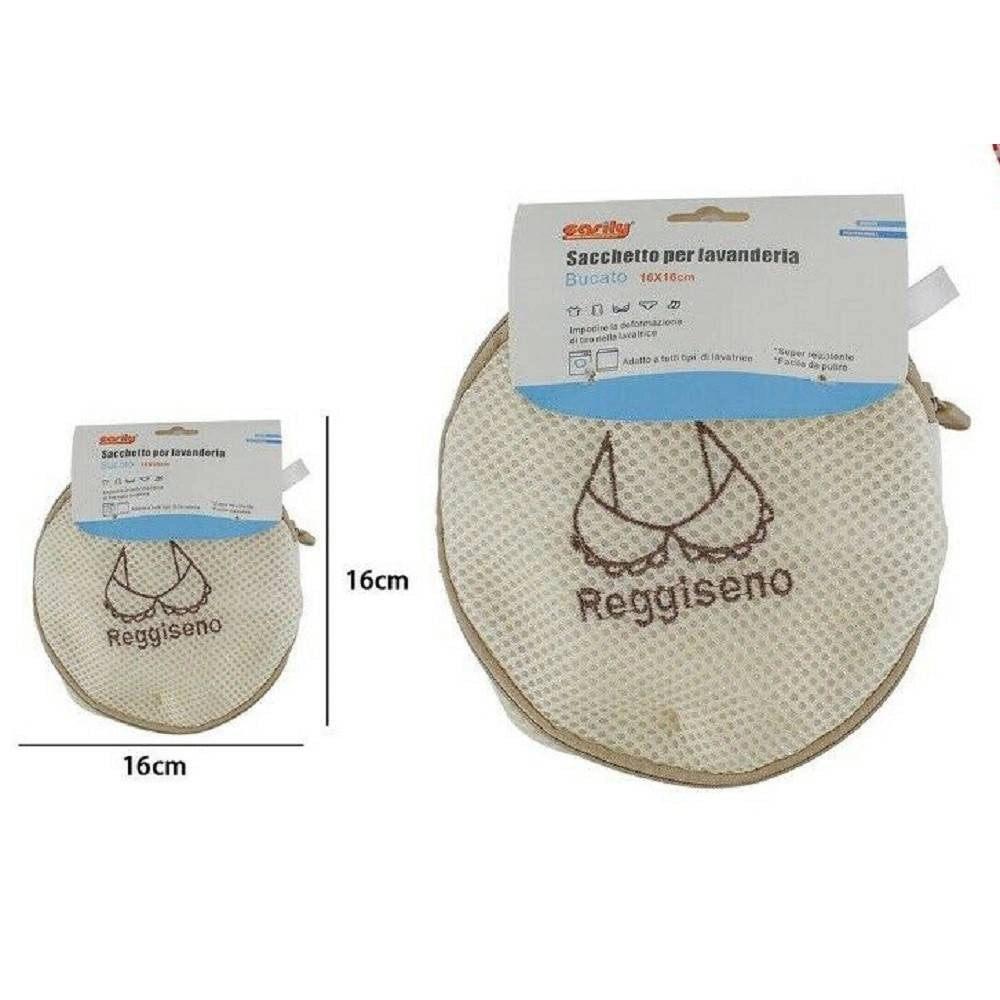 Trade Shop - Sacchetto A Rete Lavanderia Lavatrice Lavaggio Biancheria Intimo Reggiseno 59114 -