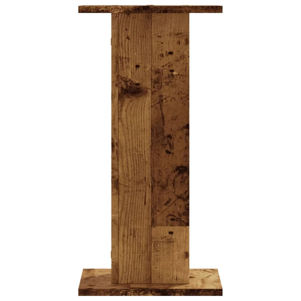 Portavasi mobili per fiori set da 2 legno di recupero legno ingegnerizzato marrone 02_0045368