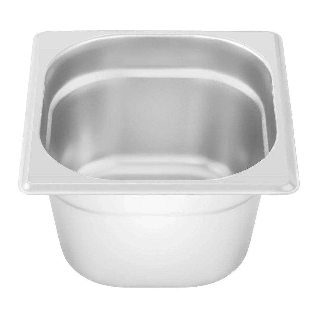 Contenitore gastronorm GN 1/6 in acciaio inox - 100 mm 14_0000531