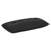 Cuscino per Schiena | Cuscino dorsale Nero 100 x 50 cm Tessuto in Cords