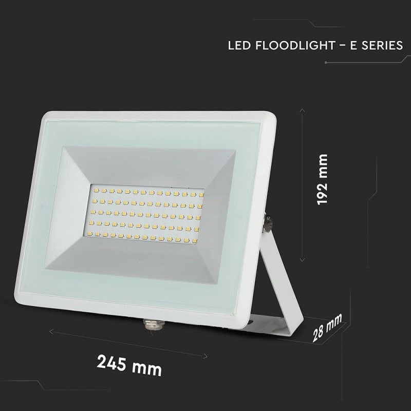 V-TAC VT-4051 Faro LED SMD 50W E-Series Colore Bianco 6500K IP65 - SKU 5963