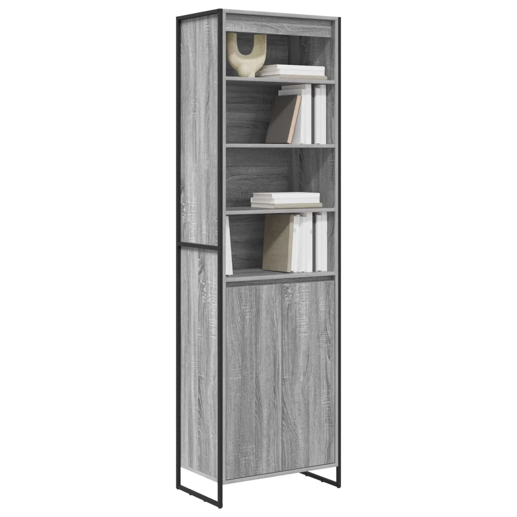 Credenza | Armadi alti Grigio Sonoma 60 x 36 x 200 cm Legno multistrato