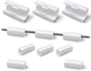 Cable holder - Mantenimento dei cavi ordinati - 40 pezzi - Adesivo autoadesivo in plastica