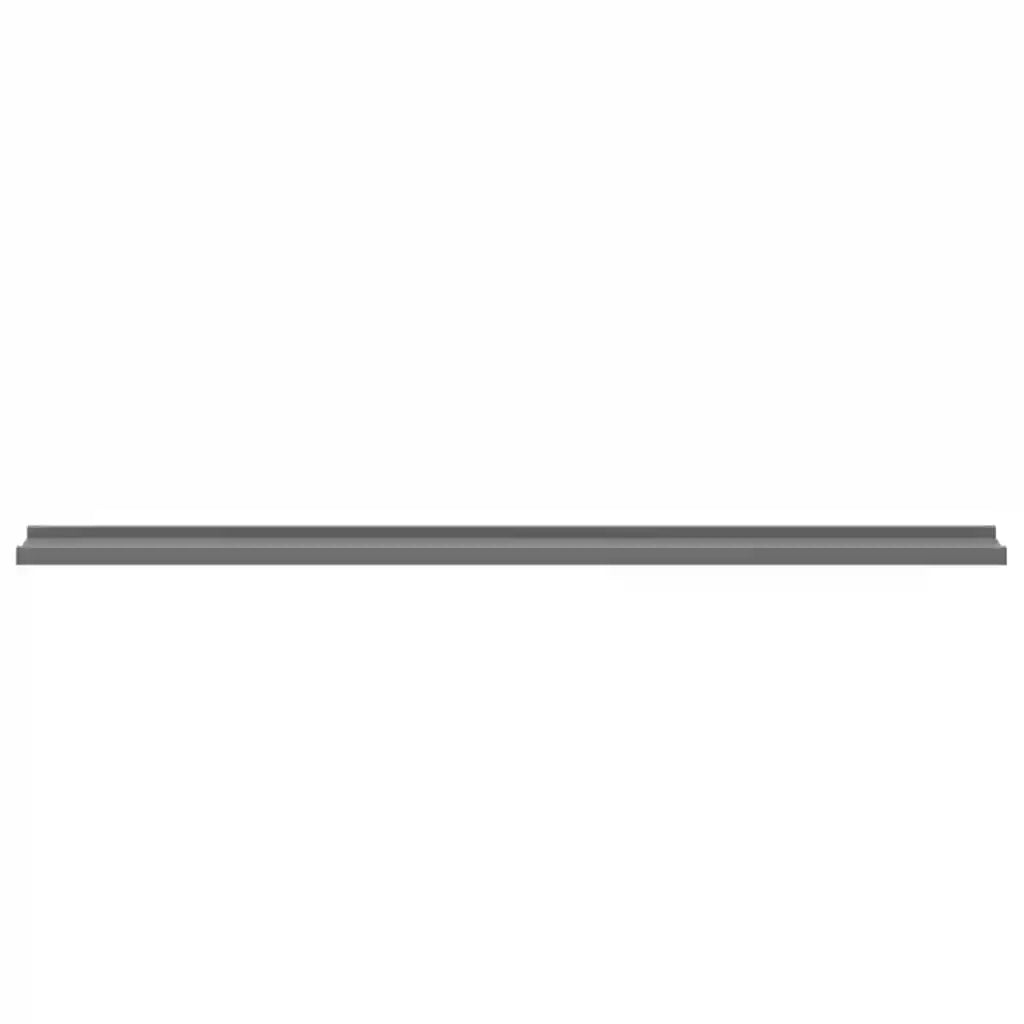 Mensole da Parete 4 pz Grigie 115x9x3 cm cod mxl 46040