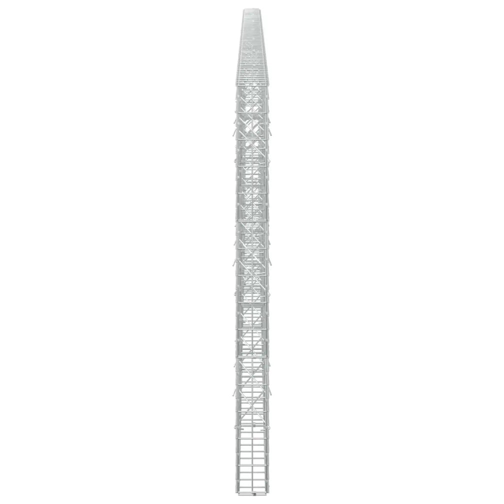 Gabione con Filo da 3,5 mm e Rete da 5x10 cm 700x10x150 cm 3462560