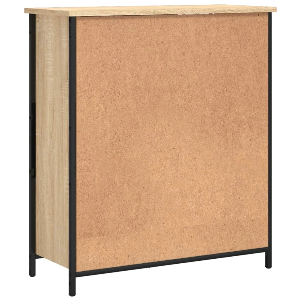 Buffet credenza cassettiera armadio mobile contenitore organizer cucina soggiorno rovere Sonoma 70 x 30 x 80 cm legno ingegnerizzato marrone 02_0031692