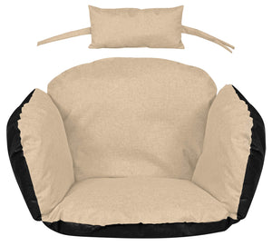 Cuscino da giardino AIO FACTORY 112x113 cm impermeabile beige per sedia sospesa