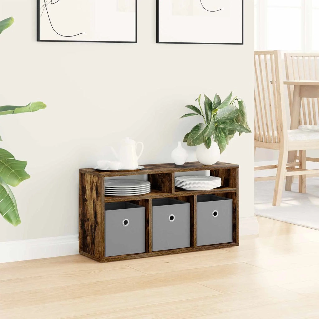 Lowboard con cassetto Rovere fum¨¦ 72 x 22,5 x 38 cm CFW2472849