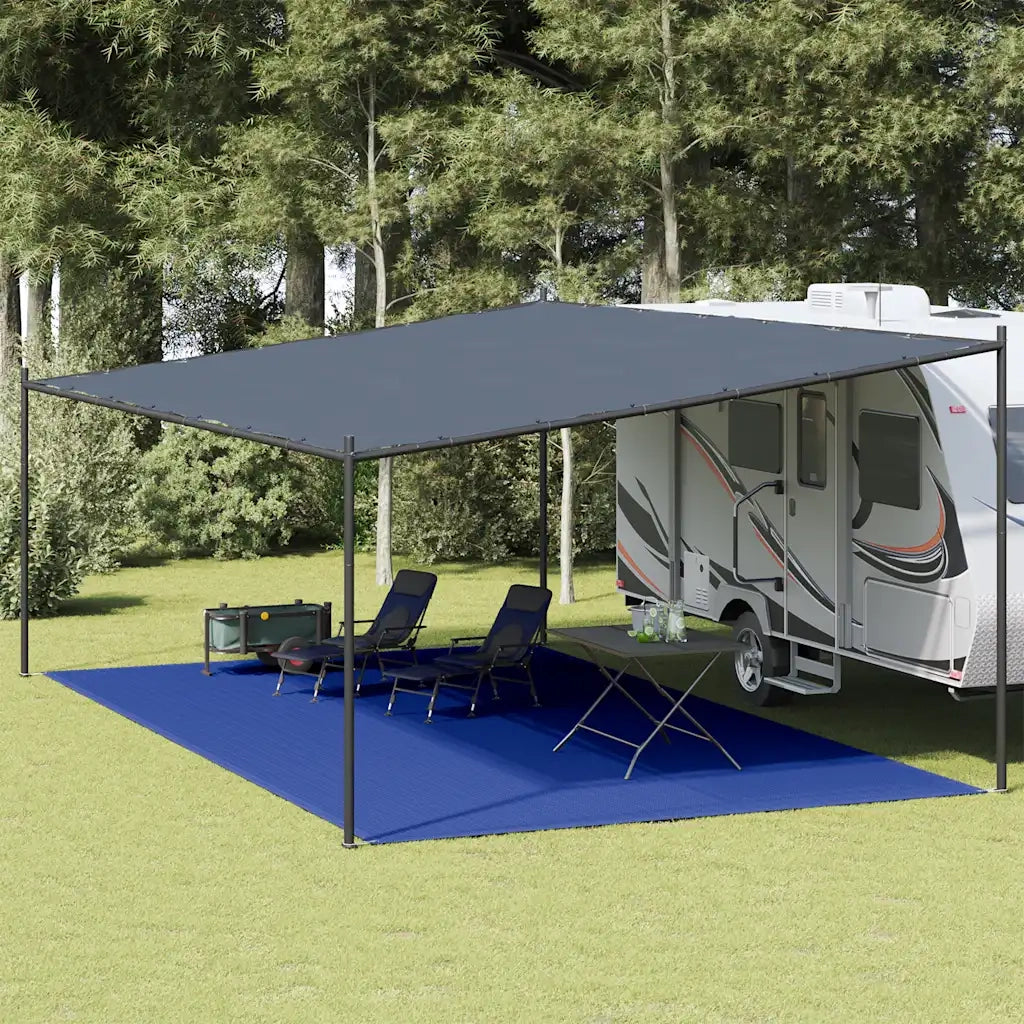 Tappeto da Tenda 300x600 cm Blu in HDPE 310733