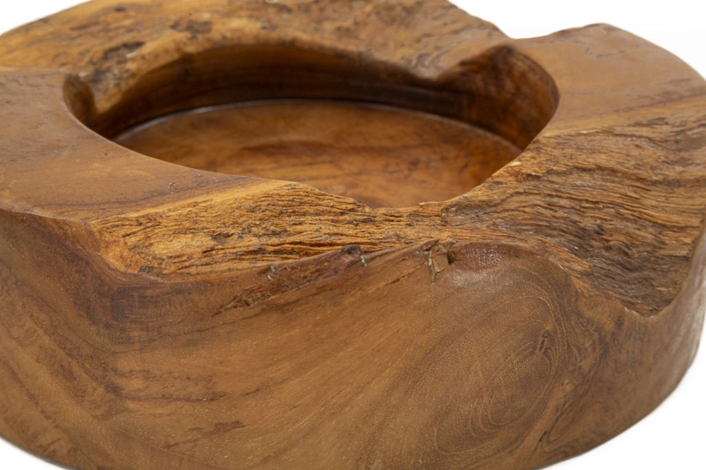 S/TASCHE ERUSI PLUS IN TEAK RIC.CM Ø 21X6 (PEZZI UNICI - NON RIP. IN SERIE)