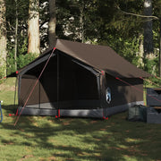 Tenda da Campeggio per 2 Persone-Tenda per Escursionismo Marrone Impermeabile 468211