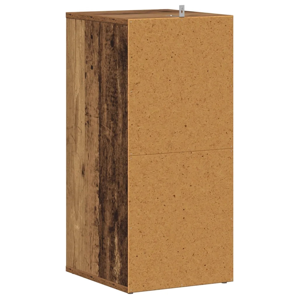Scarpiera Legno Antico 32x35x70 cm in Legno Multistrato 856710