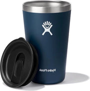 Tumbler 473 ml (16 oz) con coperchio chiuso resistente alle gocce - Acciaio Inox Doppio Strato Sotto Vuoto Isolato - BPA libero - Indigo