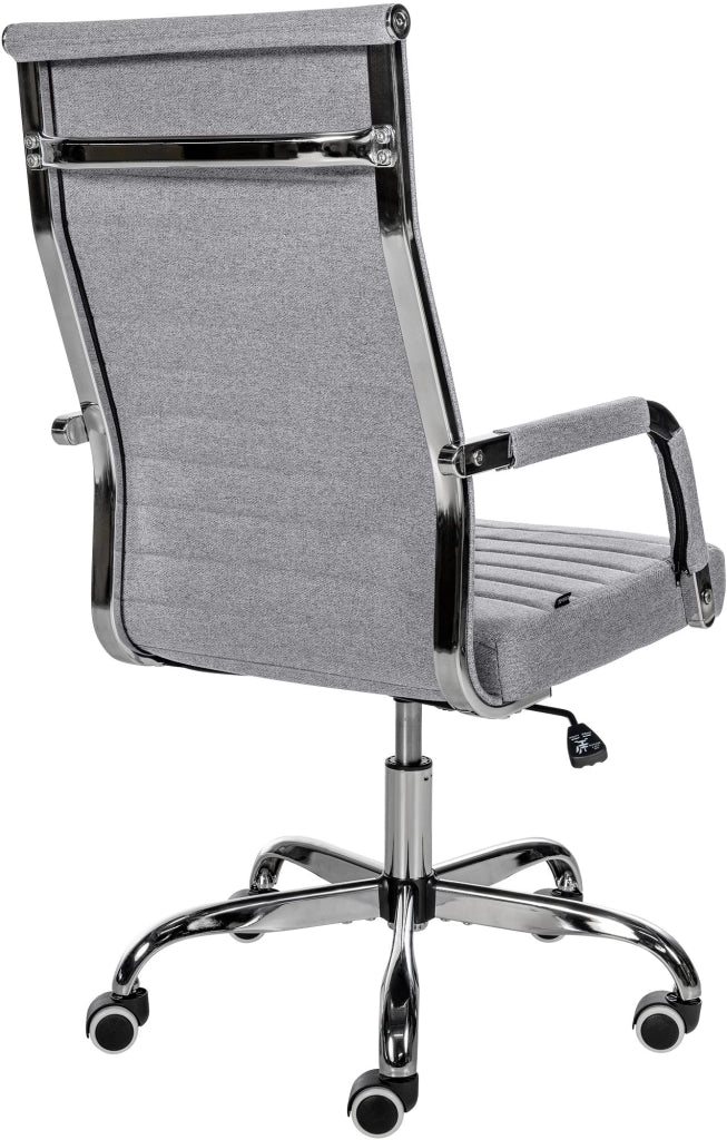 Sedia Da ufficio Amadora grigio,Tessuto