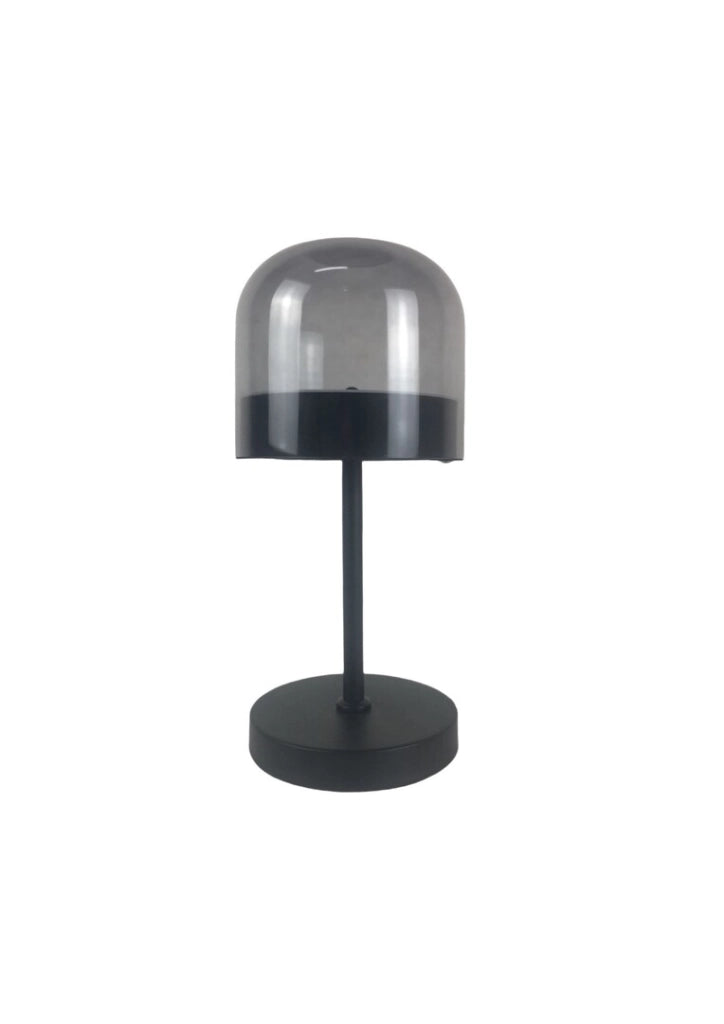 Lampada da tavolo LED 13W nera vetro fumé Xelira Rabalux