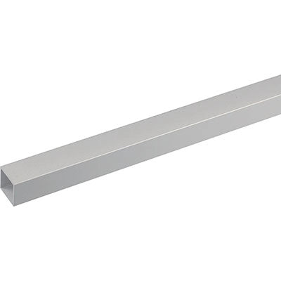 PROFILO QUADRELLO VUOTO ARCANSAS - ALLUM ARGENTO S.MM 1,0 MM 10X10 H.CM 100- 5 pezzi