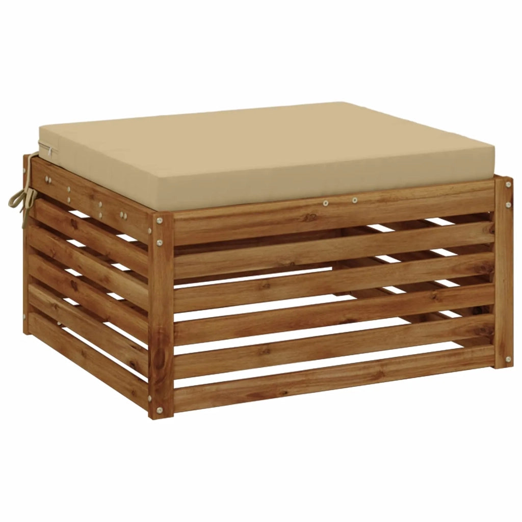 Cuscino per Sedia in Unico Pezzo SOEST 100% Poliestere Beige 944901