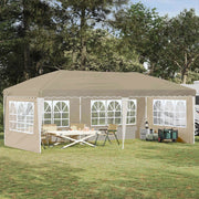 Tenda per feste a pop-up-Gazebo 575 x 289 x 245 cm Crema