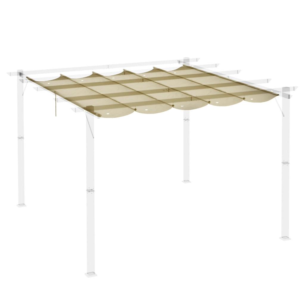 Telo di ricambio per gazebo 250 x 255 cm beige