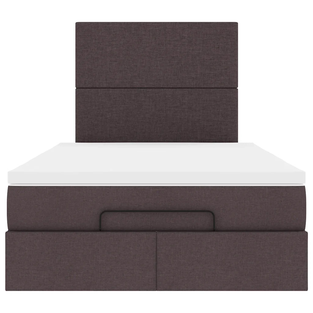 Struttura Letto Pouf con Materasso 80x200 cm in Tessuto 3313060