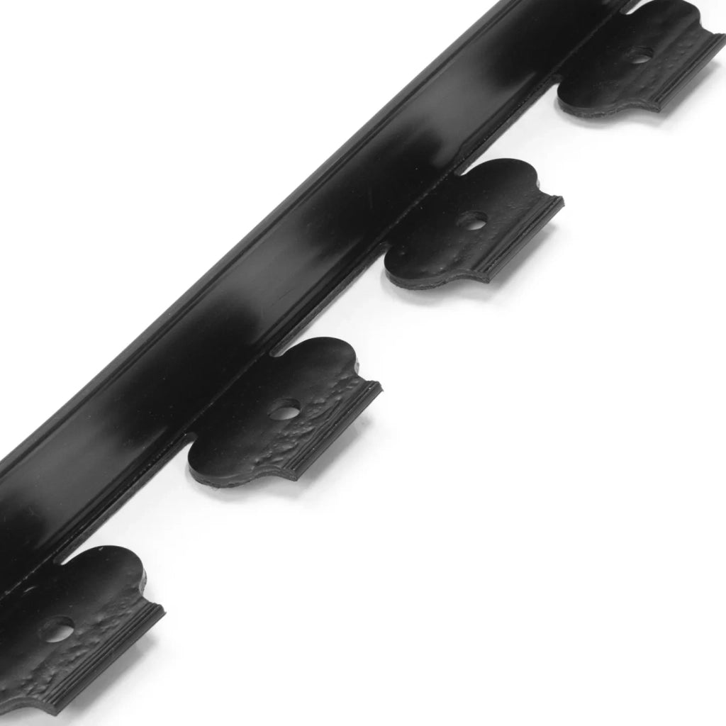 IDMarket - Bordature per prato flessible 10 mt nera altezza 5 cm + 30 picchetti