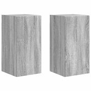 Mobile TV da parete 2 pz | Armadietto TV | Mobile Porta TV Grigio Sonoma 30 x 31 x 60 cm