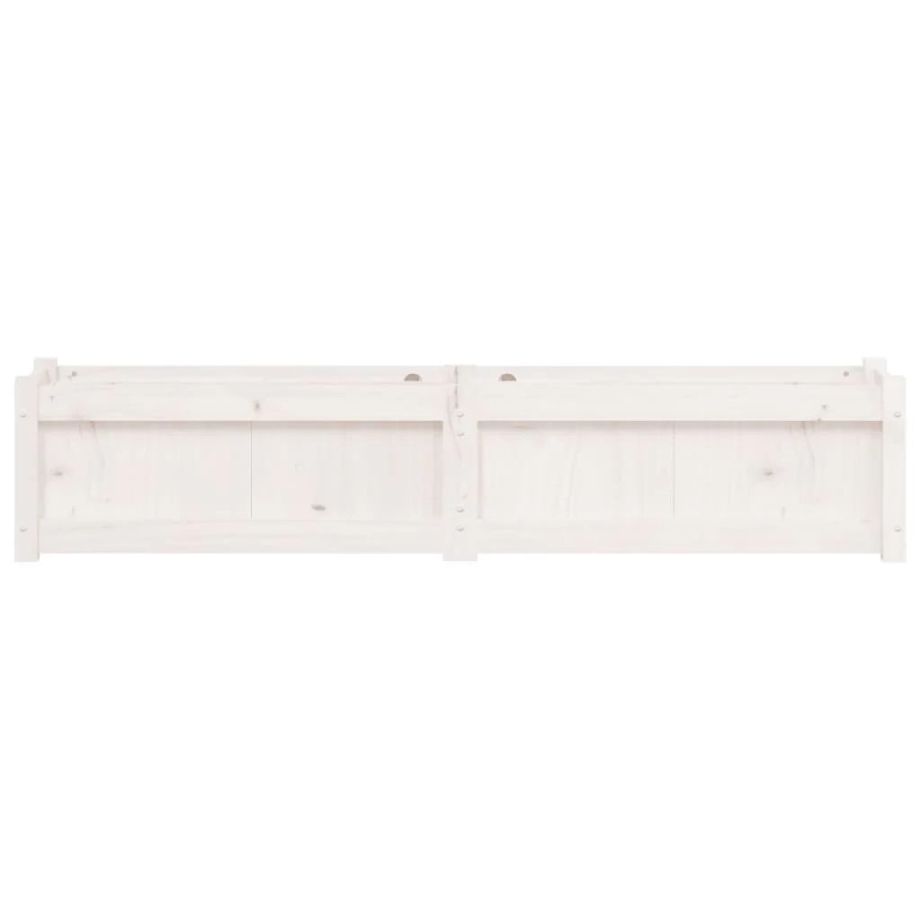 Fioriera rialzata per piante fiori terrazza giardino 150 x 31 x 31 cm legno massello di pino bianco 02_0037428