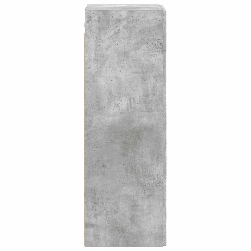 Mobiletto da Bagno a Muro Grigio Cemento 33 x 34,5 x 60 cm 890665