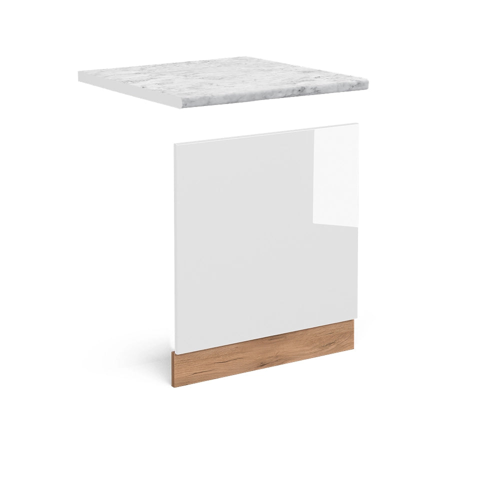 Vicco Pannello frontale Bianco lucido 60 cm , PL Marmo