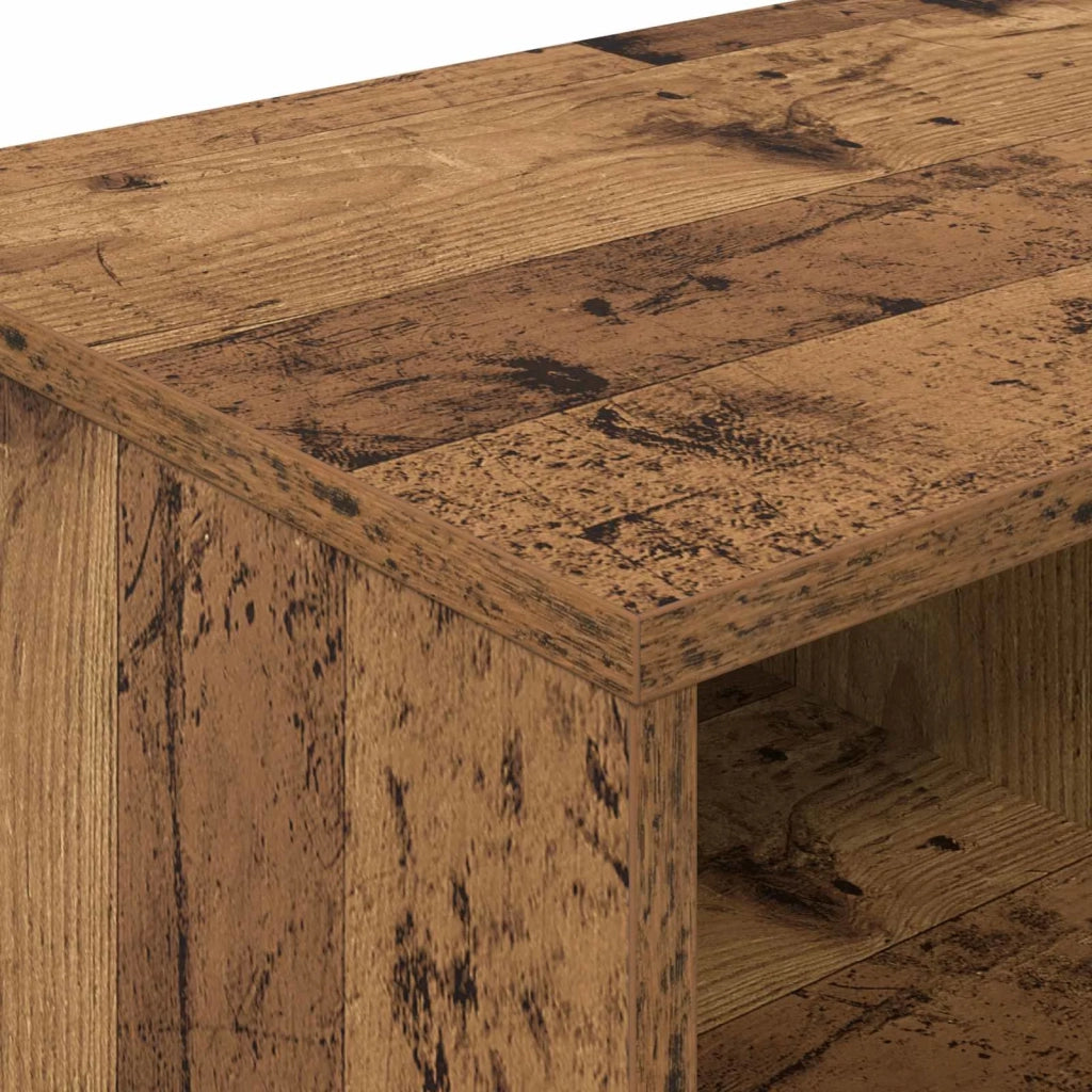 Armadio di stoccaggio per letto a soppalco 2 pz Legno antico 893721
