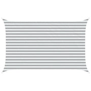 Vela Parasole | Telo Ombra | Vela da ombra solare Grigio chiaro e bianco 4 x 2,5 m