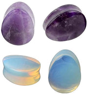 Orecchini con pietre naturali Opaliet/Amethist - 2 pezzi - Peso leggero - Confezione regalo - Gioielli di moda - Orecchini in pietra naturale