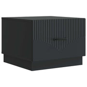 Tavolino da salotto Nero 49 x 50 x 37 cm Legno ingegnerizzato