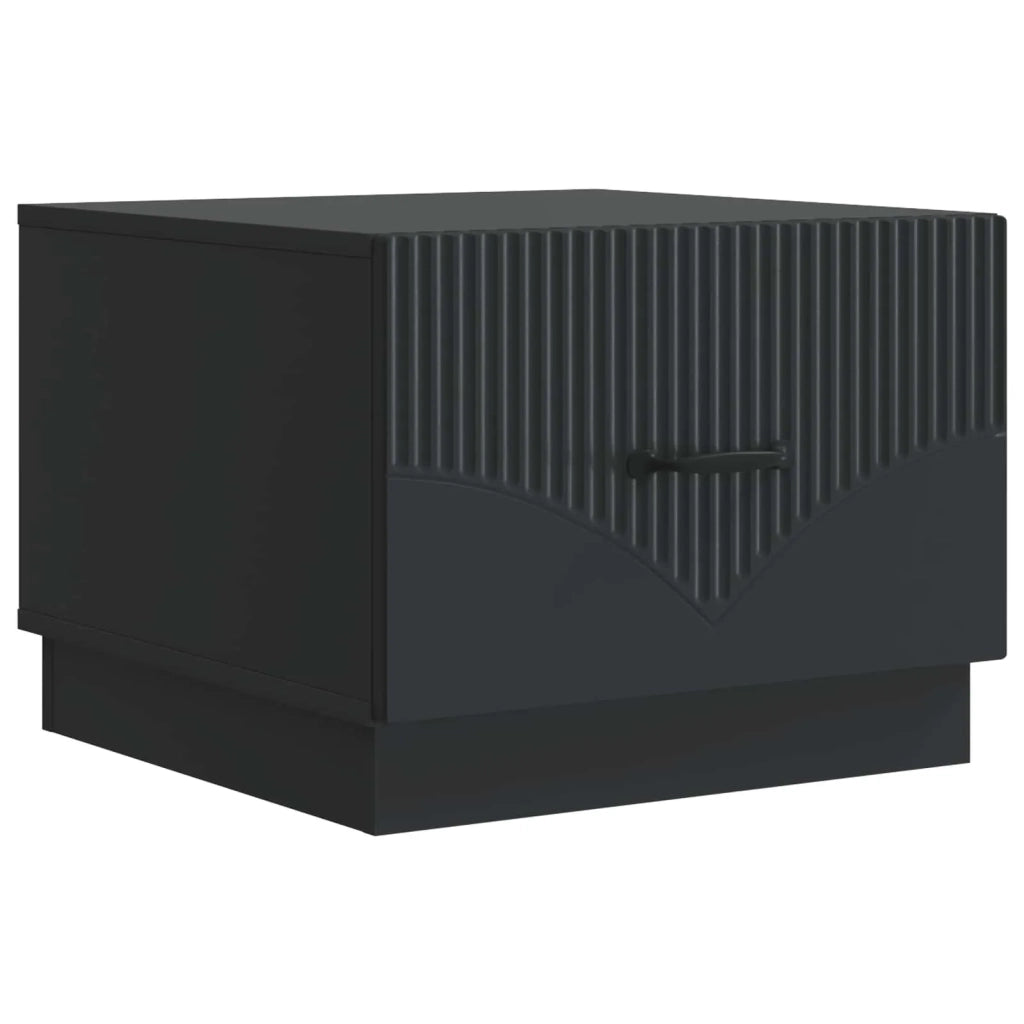 Tavolino da salotto Nero 49 x 50 x 37 cm Legno ingegnerizzato