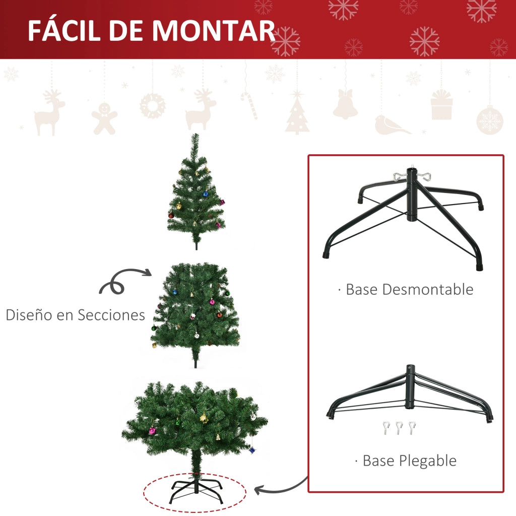 Albero di Natale Artificiale 180 cm ¨C Xylo ¨C 624 Rami Verde con Pigne