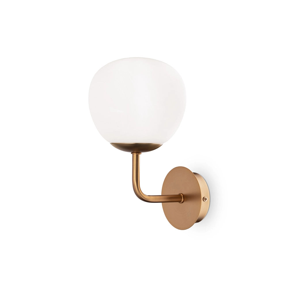 Maytoni applique contemporanea Erich 1 luce E14 oro rosa metallo vetro