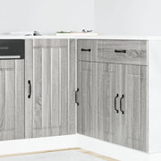 Mobile base da cucina Lucca Grigio Sonoma in Legno Multistrato 854314