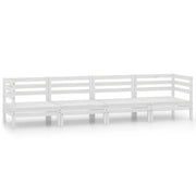 Set di mobili da giardino mobili da esterno 4 pezzi bianco legno di pino massiccio 02_0016218