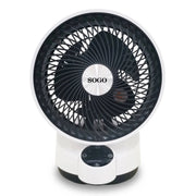 Ventilatore circolatore aria 25 cm con telecomando, 50W 3 modalità vento e timer 12h, oscillazione automatica per casa - Sogo