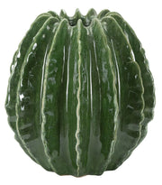 Vaso Cactus Ball Ø23,5x24,5 cm in Ceramica Verde