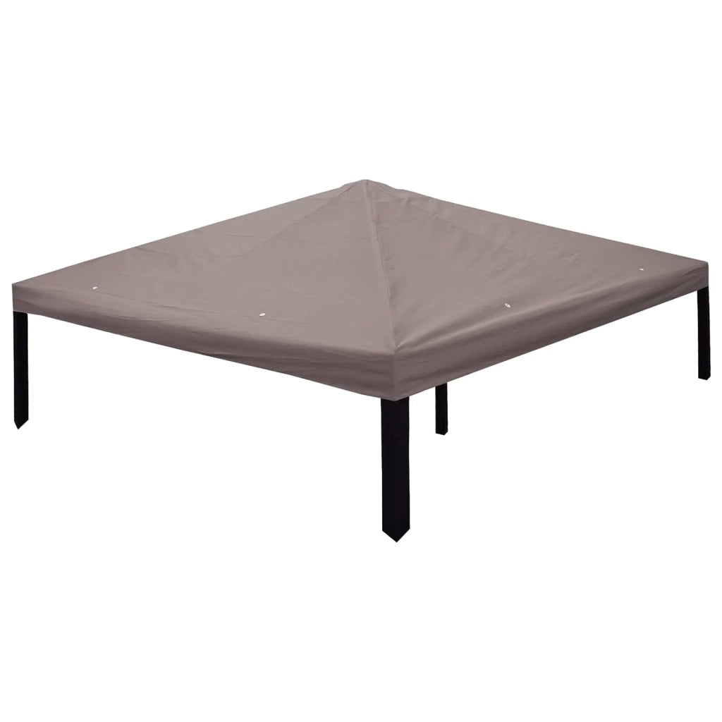 Copertura per Gazebo Tortora 300 x 300 cm Poliestere e Acciaio 42029038