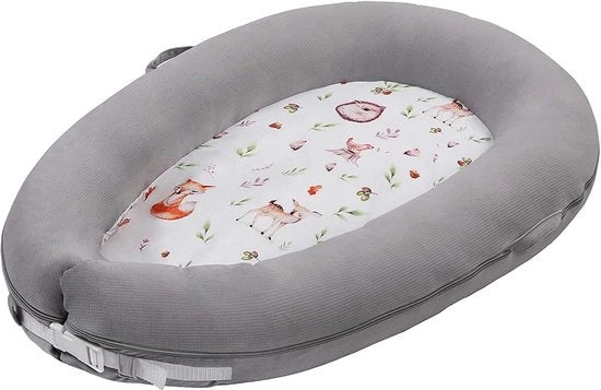 Nido per bambini multifunzionale, 100% cotone, 80 x 45 x 15 cm (forest)