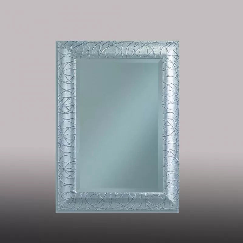 Specchiera argento con vetro molato misure l.72 h.98