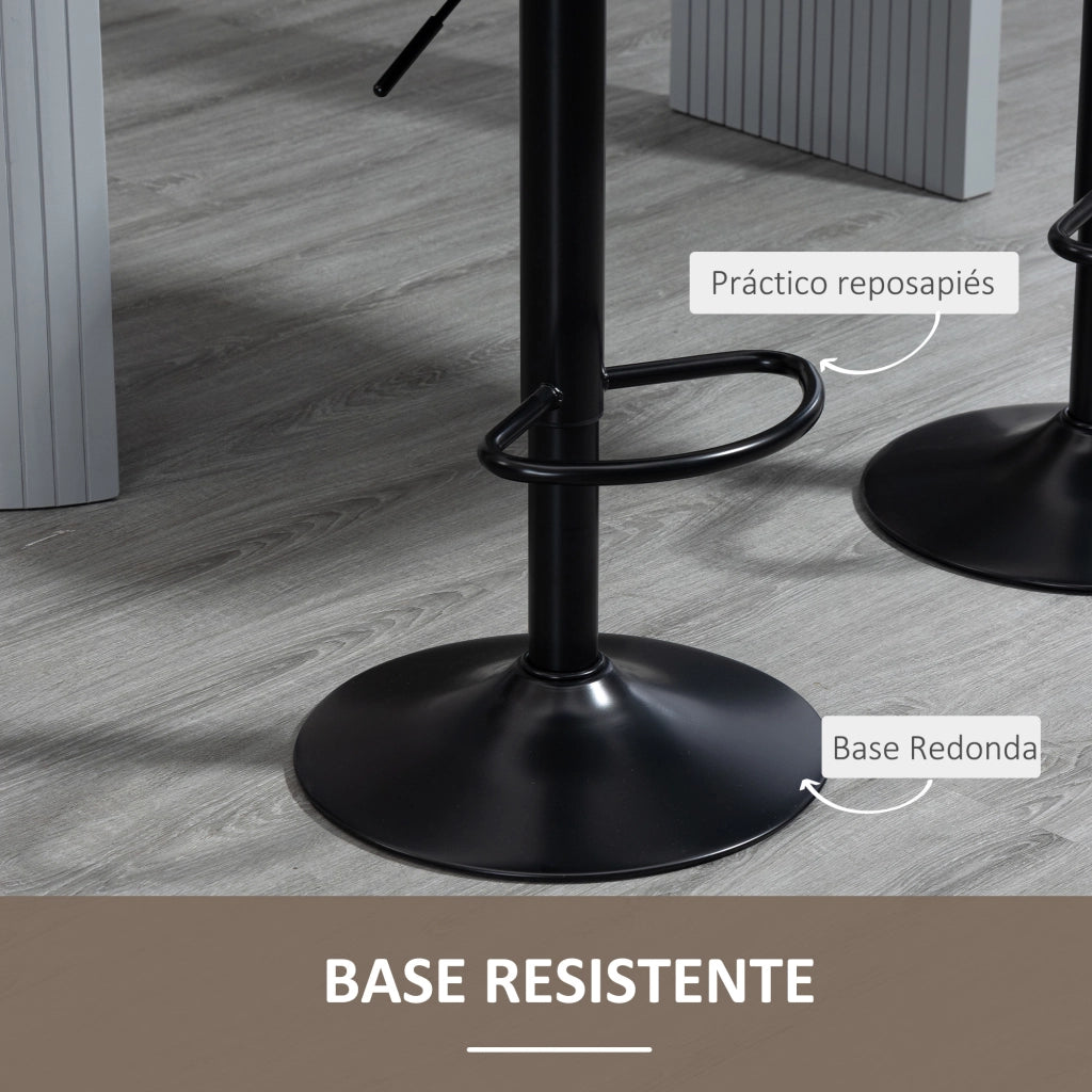Sgabello Alto Girevole ¨C Xylo ¨C Altezza Regolabile 86-106 cm Marrone