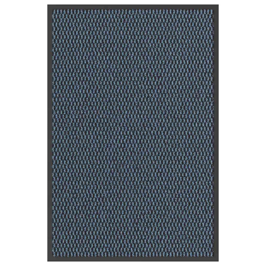 Zerbino antiscivolo rettangolare per interni ed esterni 60 x 90 cm PP blu 02_0058116